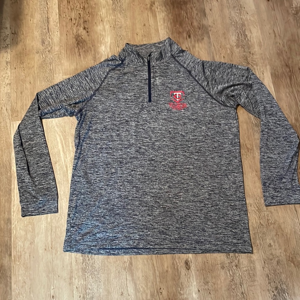 Minnesota Twins Under Armour long sleeve quarter zip loose shirt XL